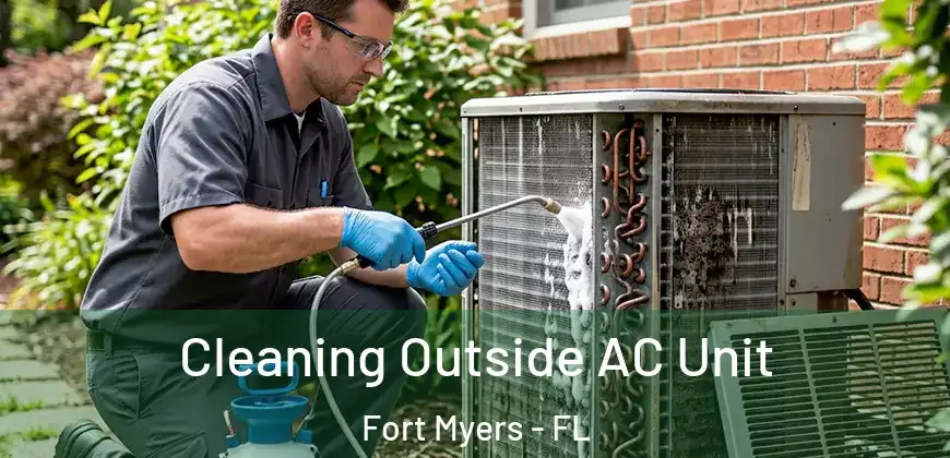 Cleaning Outside AC Unit Fort Myers - FL