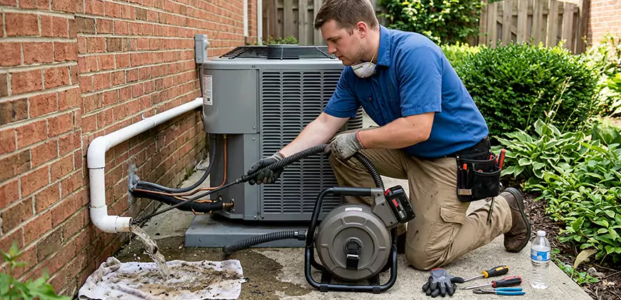 AC Unit Drain Pipe Cleaning in Fort Myers