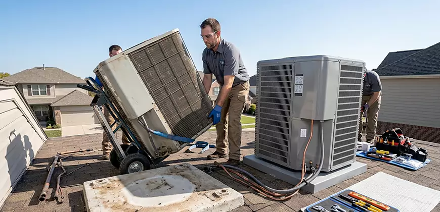 Emergency Air Conditioning Unit Swap in Fort Myers